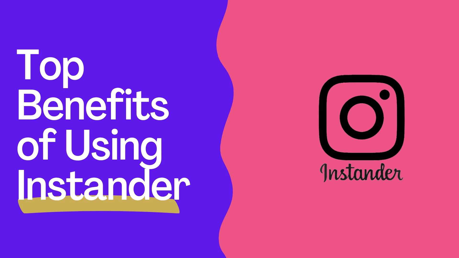 Top benefits of using Instander Banner.